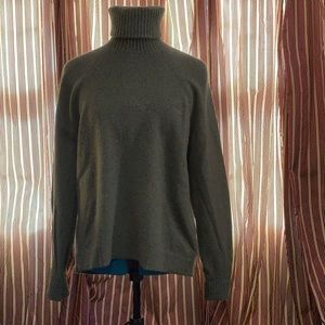 Jcrew wool turtleneck olive green size m